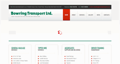 Desktop Screenshot of bowringtransport.co.uk